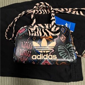 Brand new adidas x farm rio collab mini bowling bag purse. NWT